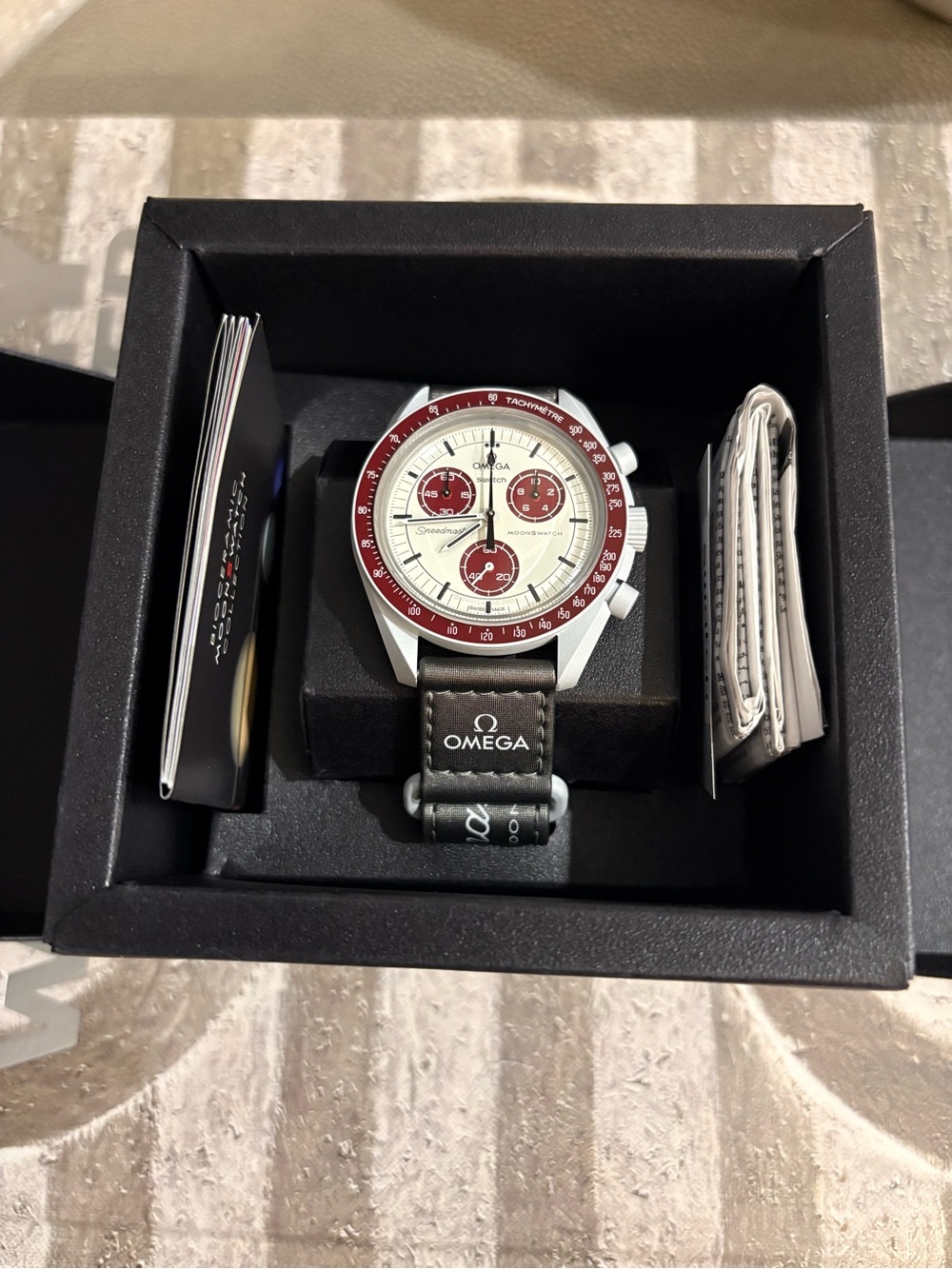 Omega x Swatch MoonSwatch Mission to Pluto | Box & Papers | Like-New Condition